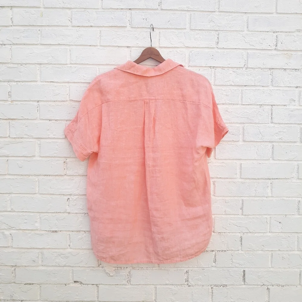 J. Crew Baird Mcnutt Irish Linen Popover Shirt